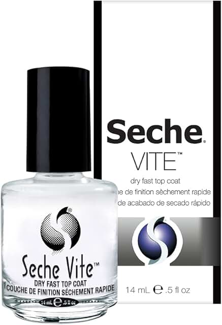 Seche Vite dry fast glossy top coat bottle