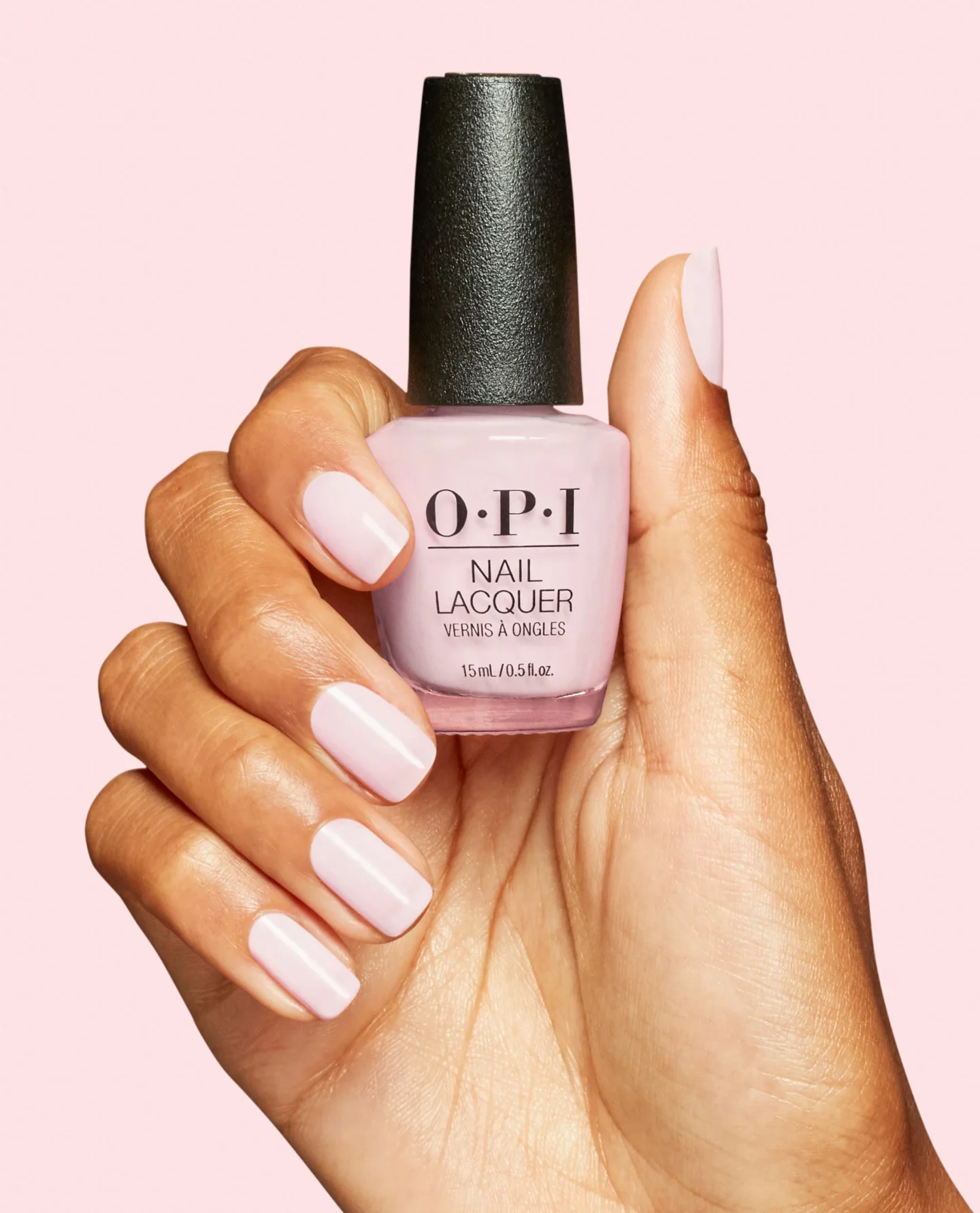 milky soap nails trend with sheer pink manicure using OPI Bubble Bunny and Essie Ballet Slippers